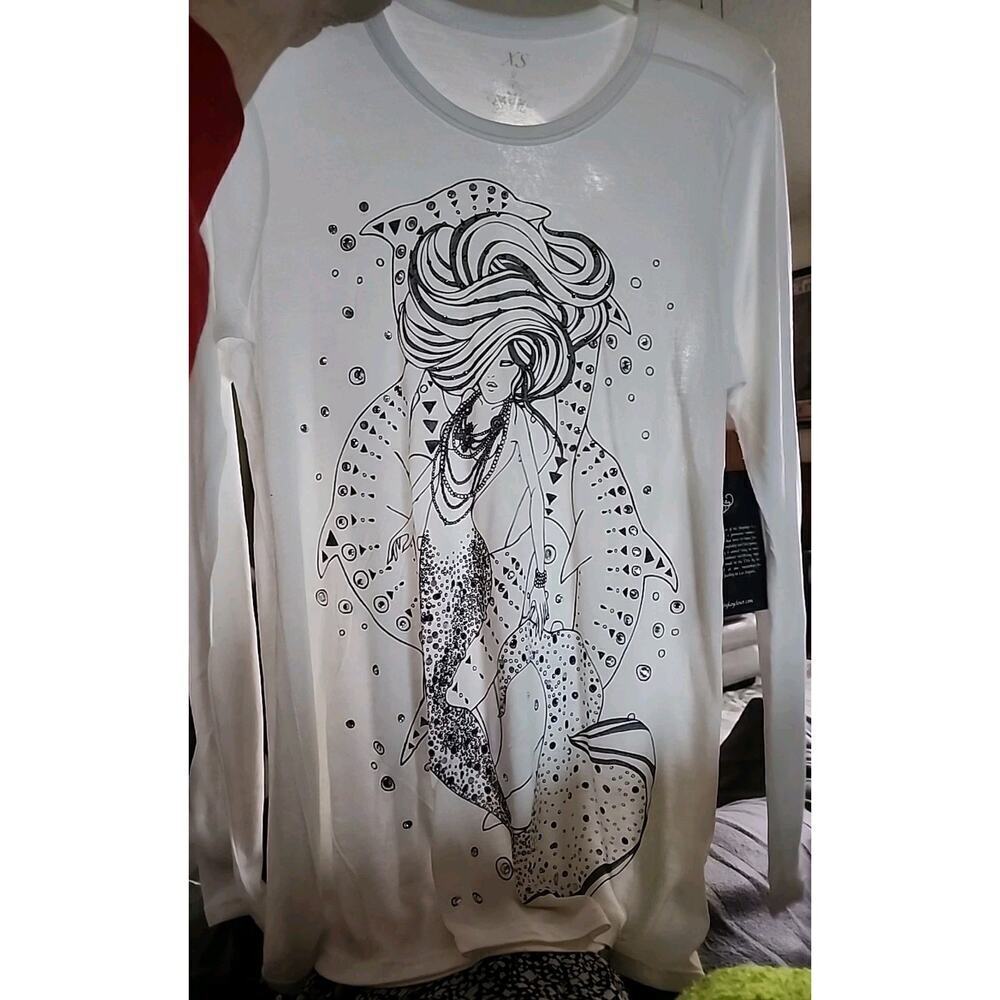 Konquest Key by key closet Los Angeles rhinestone Mermaid Top NWT size XS a116